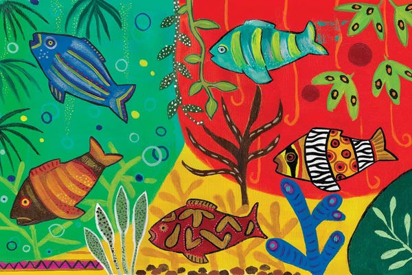 Magali Modoux: Under The Sea In A Yellow Submarine by Magali Modoux