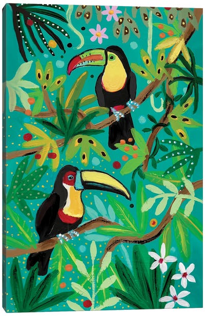 Toucans Canvas Art Print - Magali Modoux