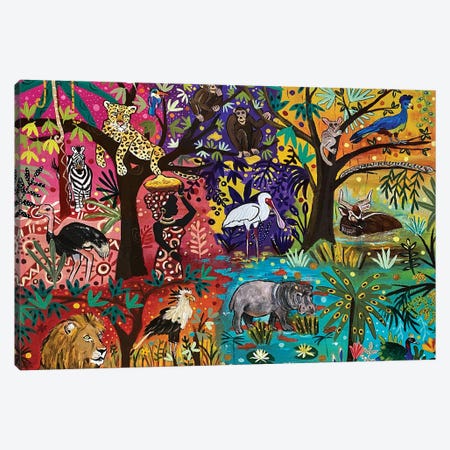 Congo Rainforest Canvas Print #MMX119} by Magali Modoux Canvas Art