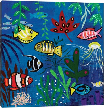 Aquarium Canvas Art Print - Magali Modoux