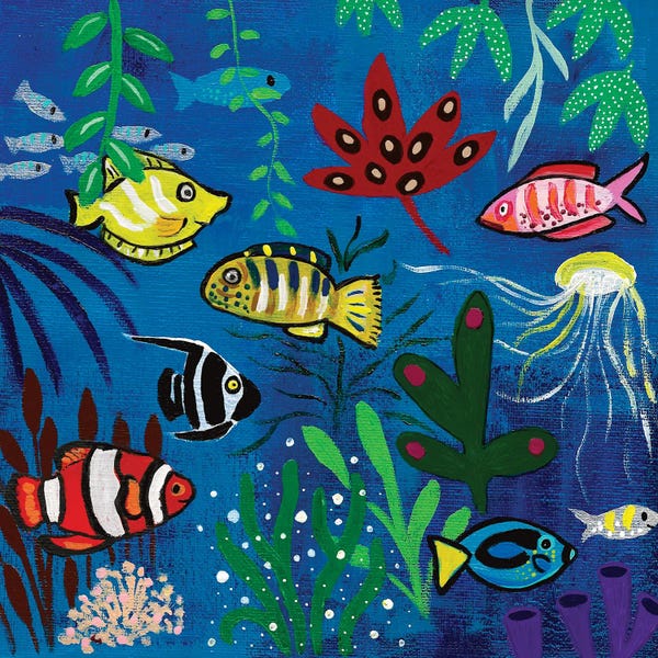 Angelfish: Aquarium by Magali Modoux