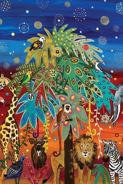 Magali Modoux: Party Time In The Savanna by Magali Modoux