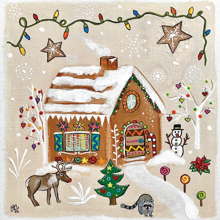 Gingerbread House by Magali Modoux wall art