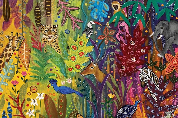 Global Folk: African Rainbow Forest by Magali Modoux