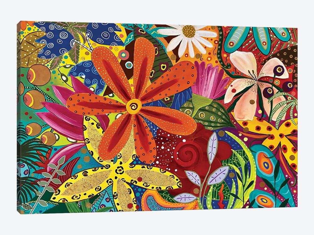 Flower Jungle by Magali Modoux 1-piece Art Print