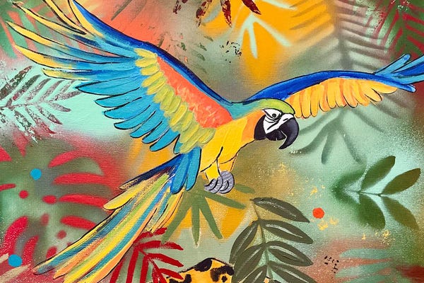 Macaw Of The Amazon Rainforest