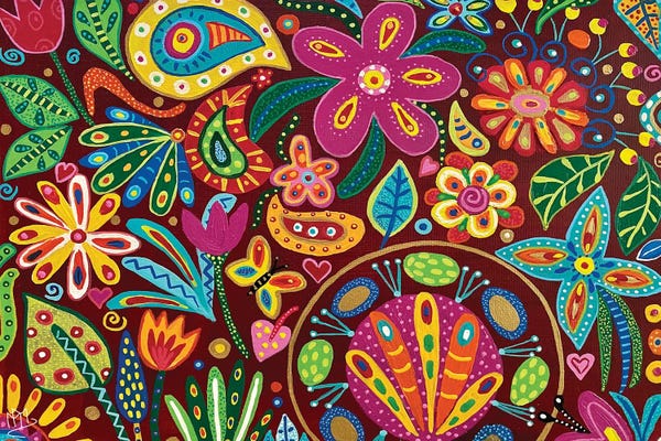 Floral & Botanical Patterns: Dream Catcher by Magali Modoux