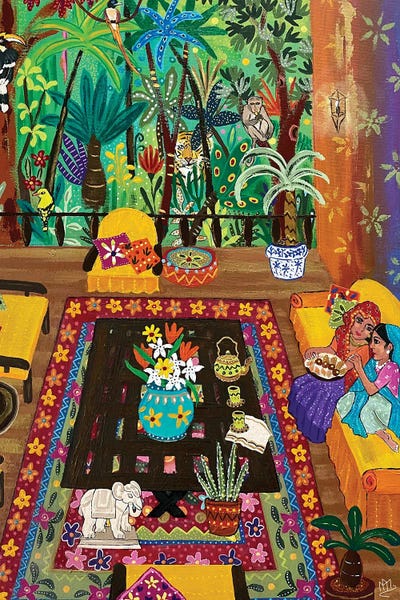 Magali Modoux: Above The Maharaja's Garden by Magali Modoux