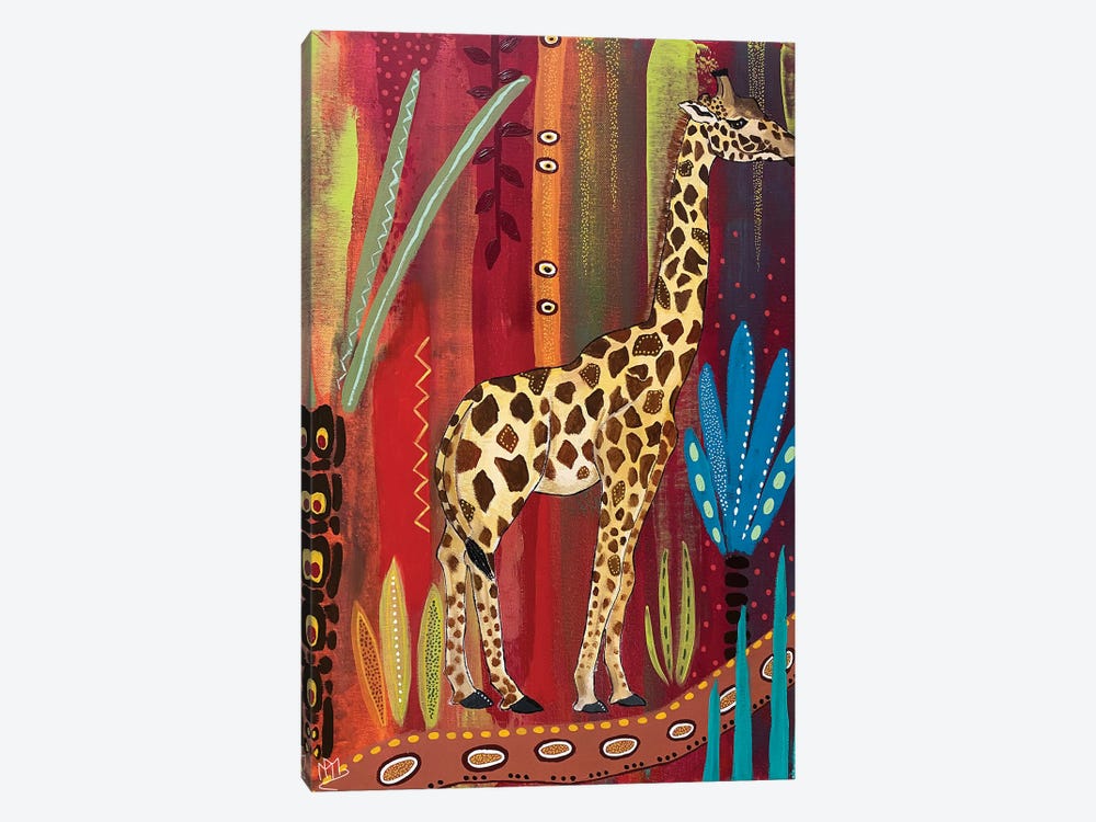 Simply Giraffe by Magali Modoux 1-piece Canvas Wall Art