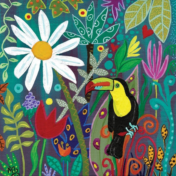 Jungles: Happy Toucan by Magali Modoux