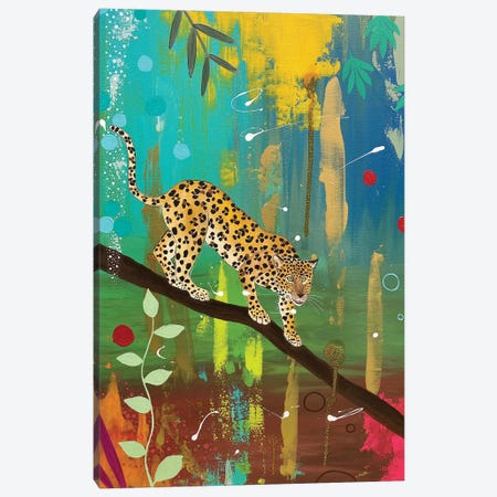 Majestic Jaguar Canvas Print #MMX40} by Magali Modoux Canvas Art Print