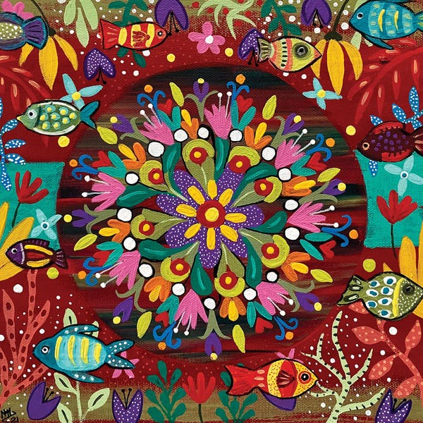 Mandalas: Kaleidoscopic Fish by Magali Modoux