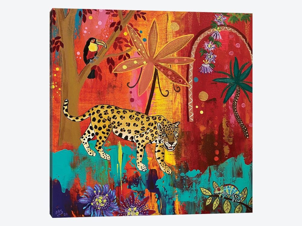 Passion Jaguar by Magali Modoux 1-piece Canvas Art