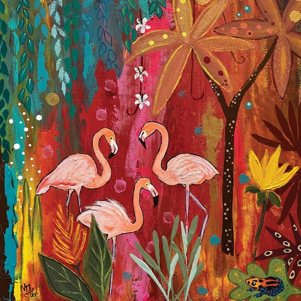 Magali Modoux: Passion Flamingos by Magali Modoux