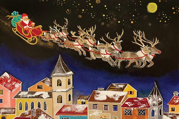 Reindeer: The Night Before Christmas by Magali Modoux