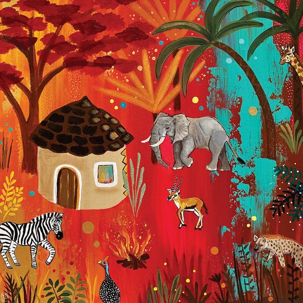 Zebras: Campfire by Magali Modoux