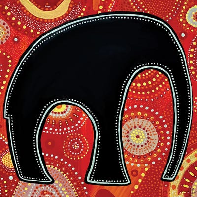 Mandala Elephant by Magali Modoux art print