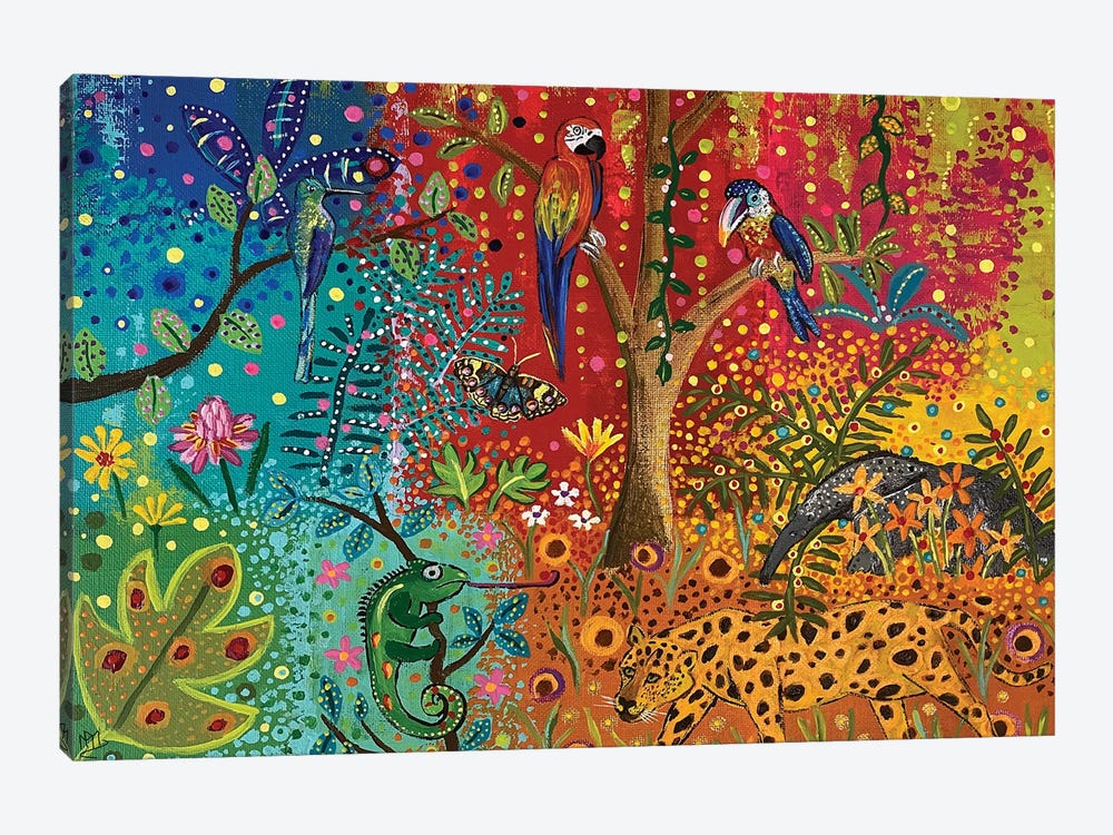 A Walk In The Rainforest by Magali Modoux 1-piece Art Print