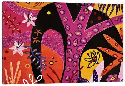 Elephant Batik Canvas Art Print - Magali Modoux