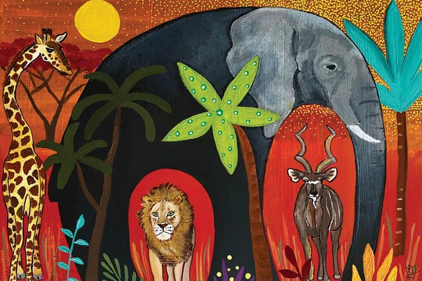 Global Folk: Elephant Illusion by Magali Modoux