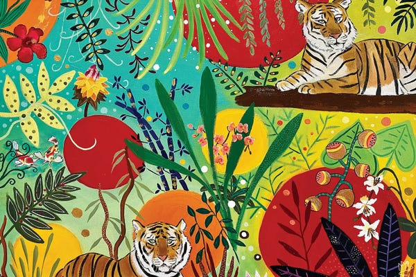 Jungles: Water Tigers by Magali Modoux