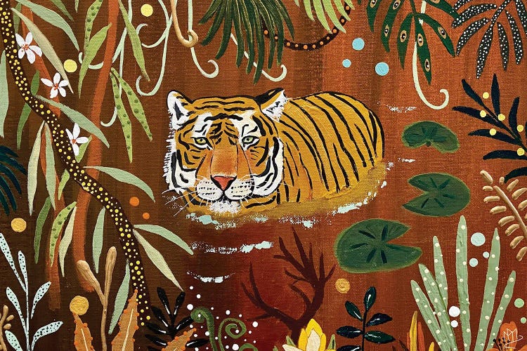 Swamp Tiger by Magali Modoux wall art