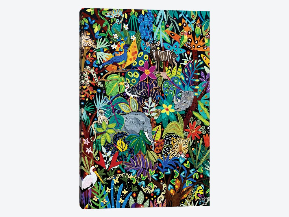 Lost In The Jungle by Magali Modoux 1-piece Canvas Art Print