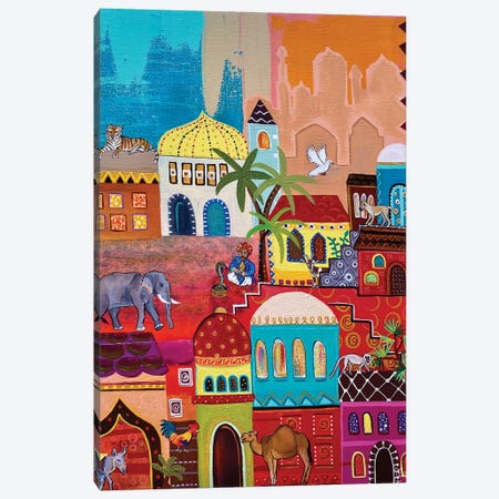 Once Upon A Time In The Middle East Canvas Print #MMX84} by Magali Modoux Canvas Artwork