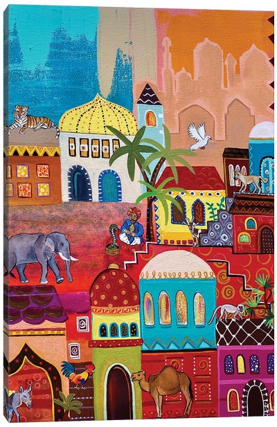 Once Upon A Time In The Middle East Canvas Art Print - Magali Modoux