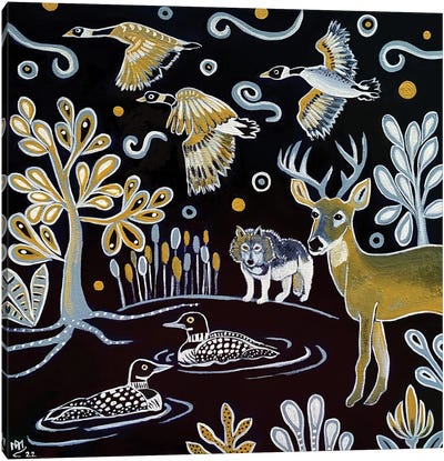 Arctic Feel Canvas Art Print - Magali Modoux
