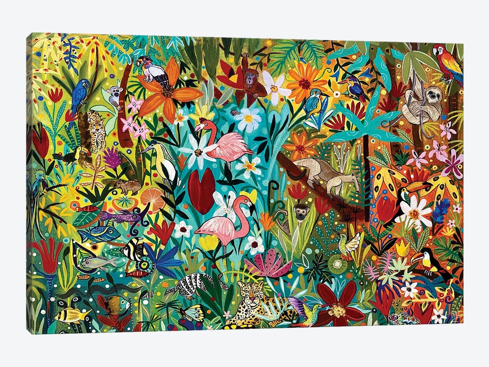 Amazonian Wonder by Magali Modoux 1-piece Canvas Art Print