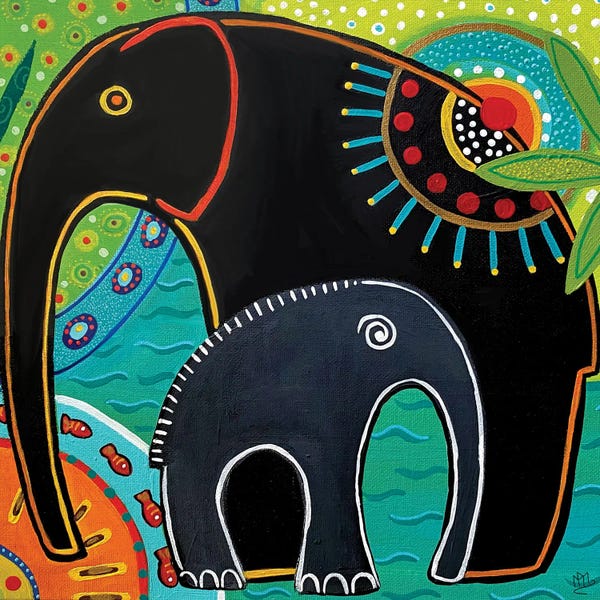 Global Folk: Mama And Baby by Magali Modoux