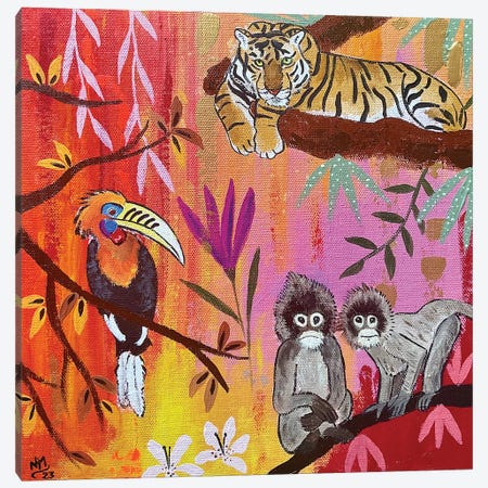 Asian Rainforest Canvas Print #MMX95} by Magali Modoux Art Print