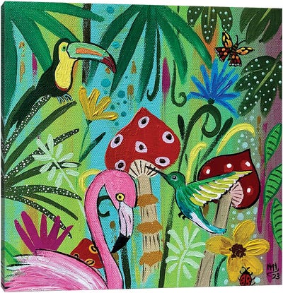 The Wonders Of The Rainforest Canvas Art Print - Magali Modoux