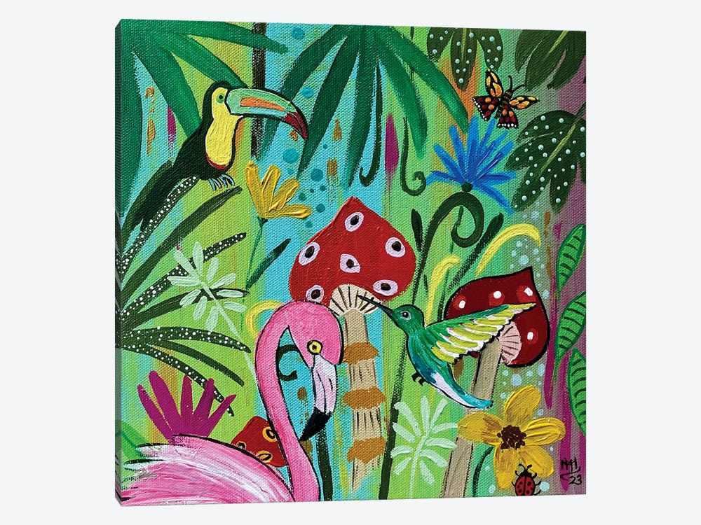The Wonders Of The Rainforest by Magali Modoux 1-piece Canvas Art Print