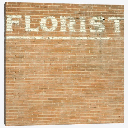 Florist On Brick Canvas Print #MND28} by Mandy Lynne Canvas Print