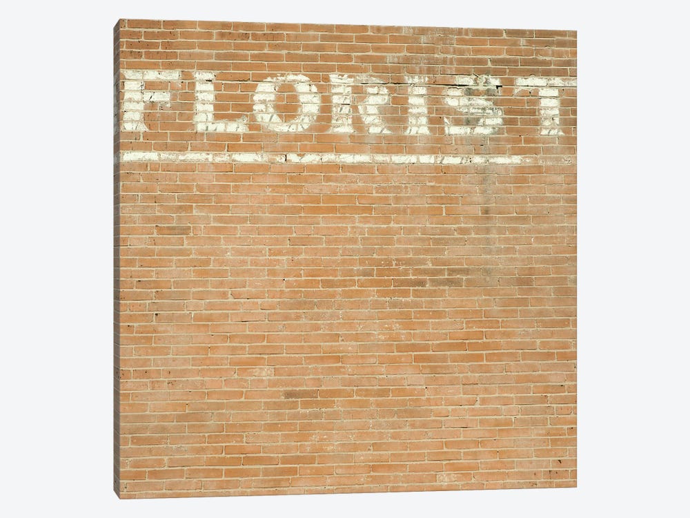 Florist On Brick by Mandy Lynne 1-piece Canvas Art Print