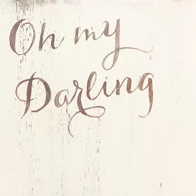 Oh My Darling Warmer by Mandy Lynne canvas print