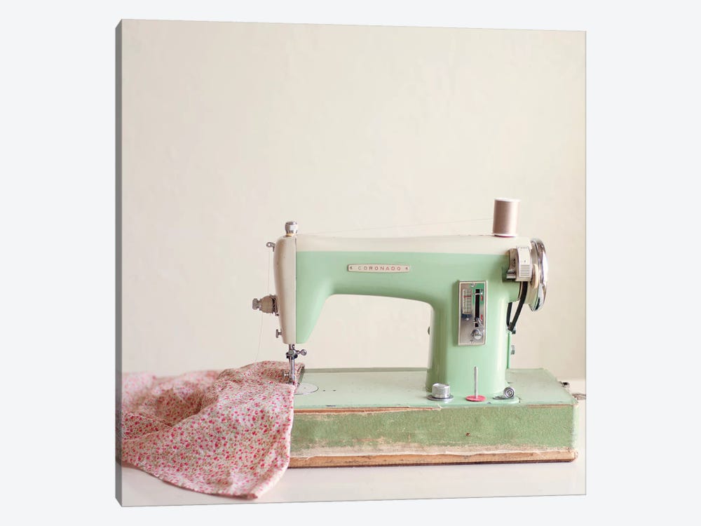Sewing Machine by Mandy Lynne 1-piece Canvas Art Print