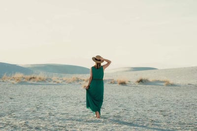 White Sands by Mandy Lynne framed canvas print