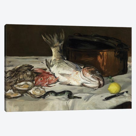 Fish , 1864 Canvas Print #MNE15} by Edouard Manet Canvas Wall Art