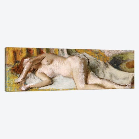 After the Bath, 1885 Canvas Print #MNE20} by Edgar Degas Canvas Wall Art