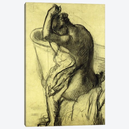 After the Bath; Apres le Bain, 1899 Canvas Print #MNE41} by Edgar Degas Canvas Art