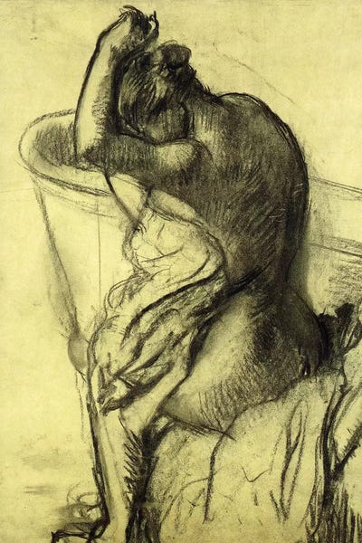 Edgar Degas: After the Bath; Apres le Bain, 1899 by Edgar Degas