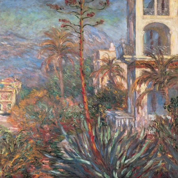 Arches: Les Villas A Bordighera by Claude Monet