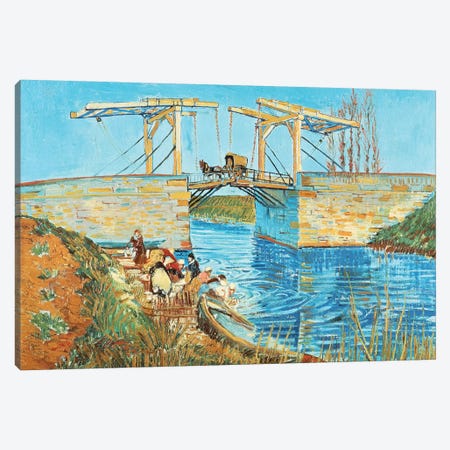 Langlois Bridge, 1888 Canvas Print #MNE51} by Vincent van Gogh Art Print
