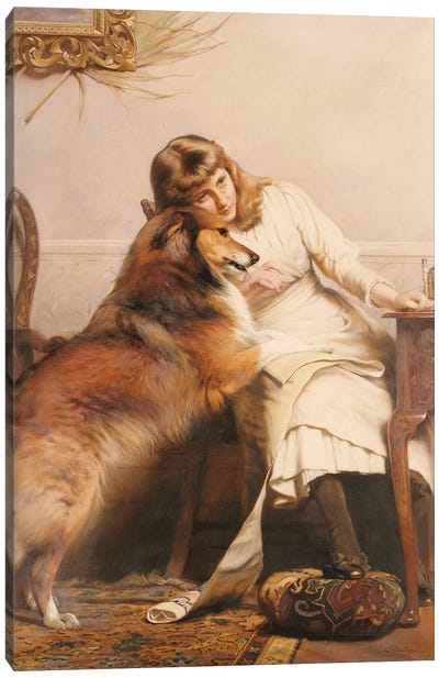 Sweethearts, 1890 Canvas Art Print