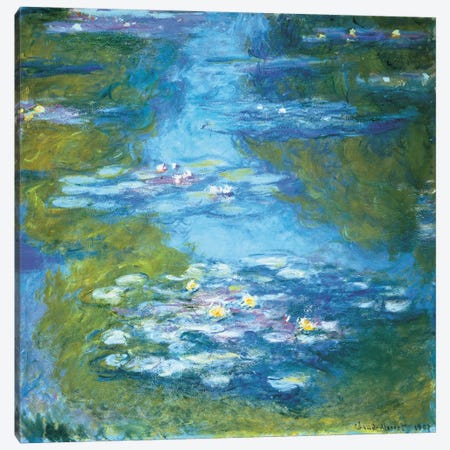 Nymphéas II Canvas Print #MNE6} by Claude Monet Canvas Art