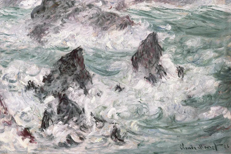 Tempête à Belle-Ile, 1886