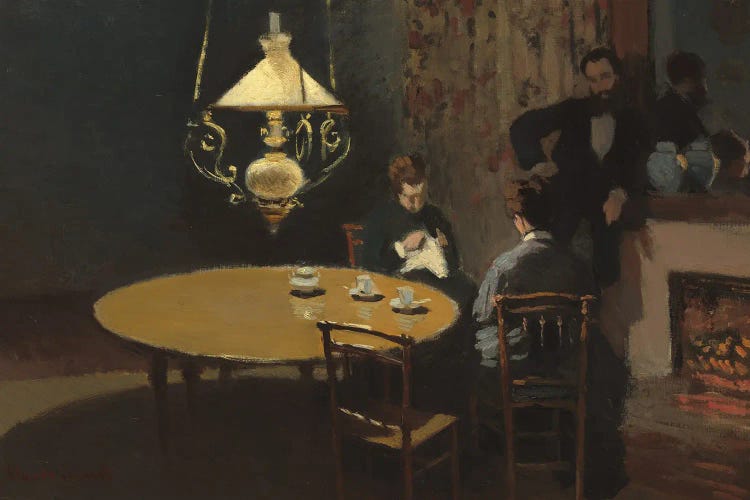 Interior, After Dinner, 1868-69